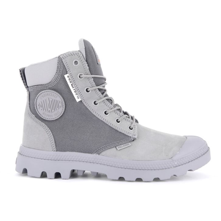 Bottes Palladium Pampa SC WPN U-S Femme Grise | FR WXF924M